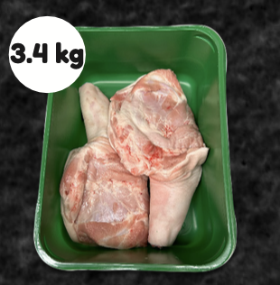 EPAULES PORCELET S/PIED 1,7kg  X 2 - 3,4kg